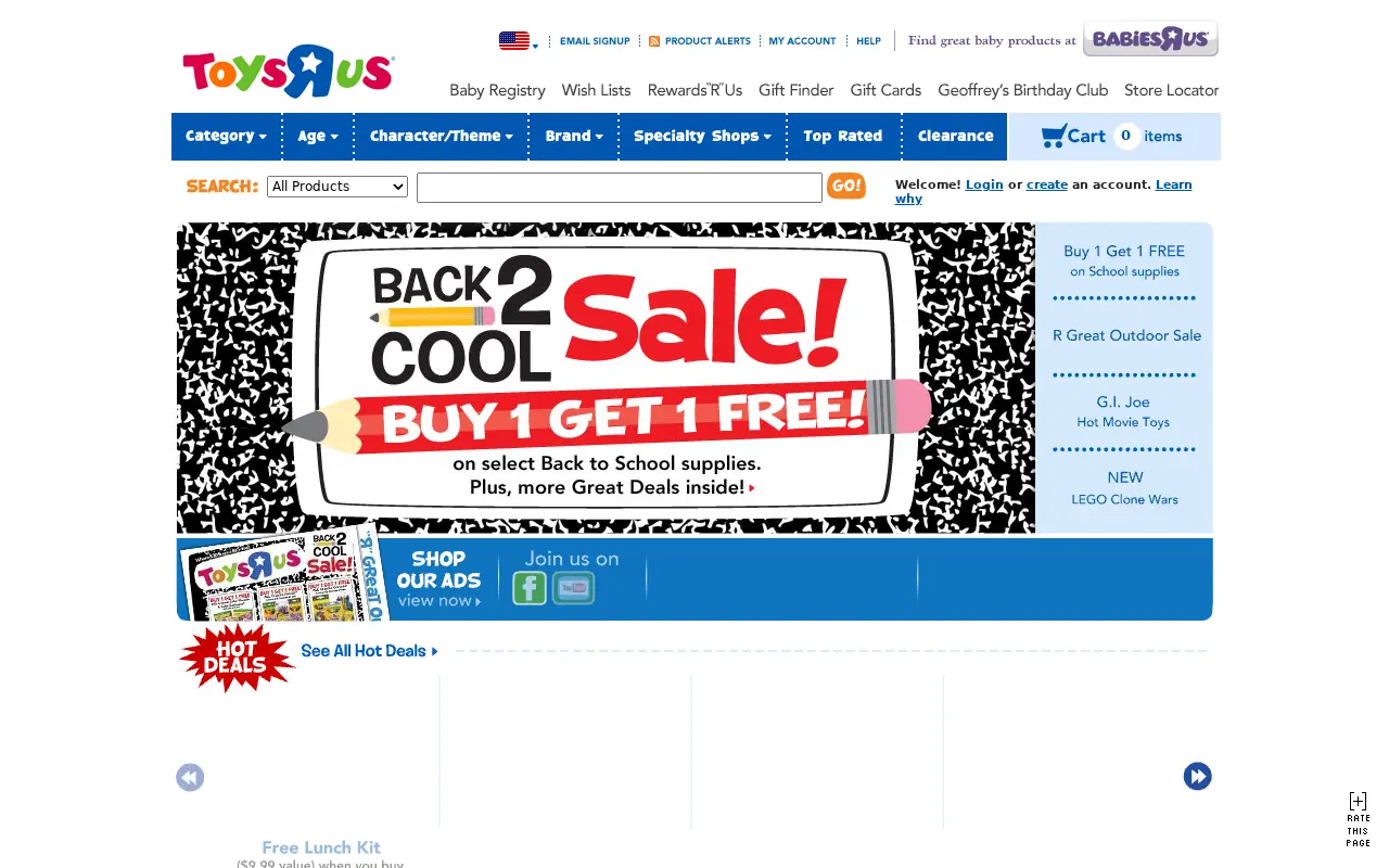 toysrus.com on July 26, 2009