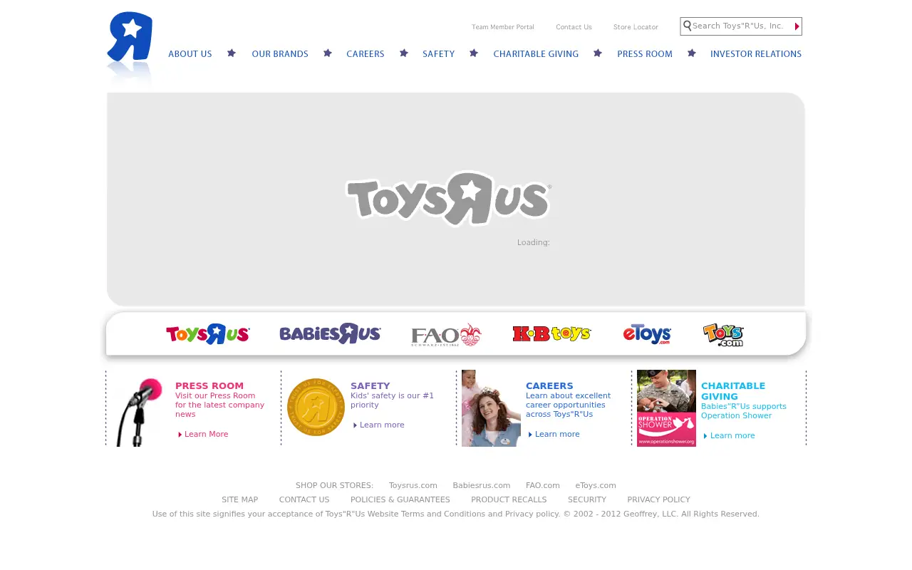 toysrus.com in 2012