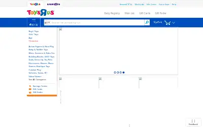 toysrus.com in 2017