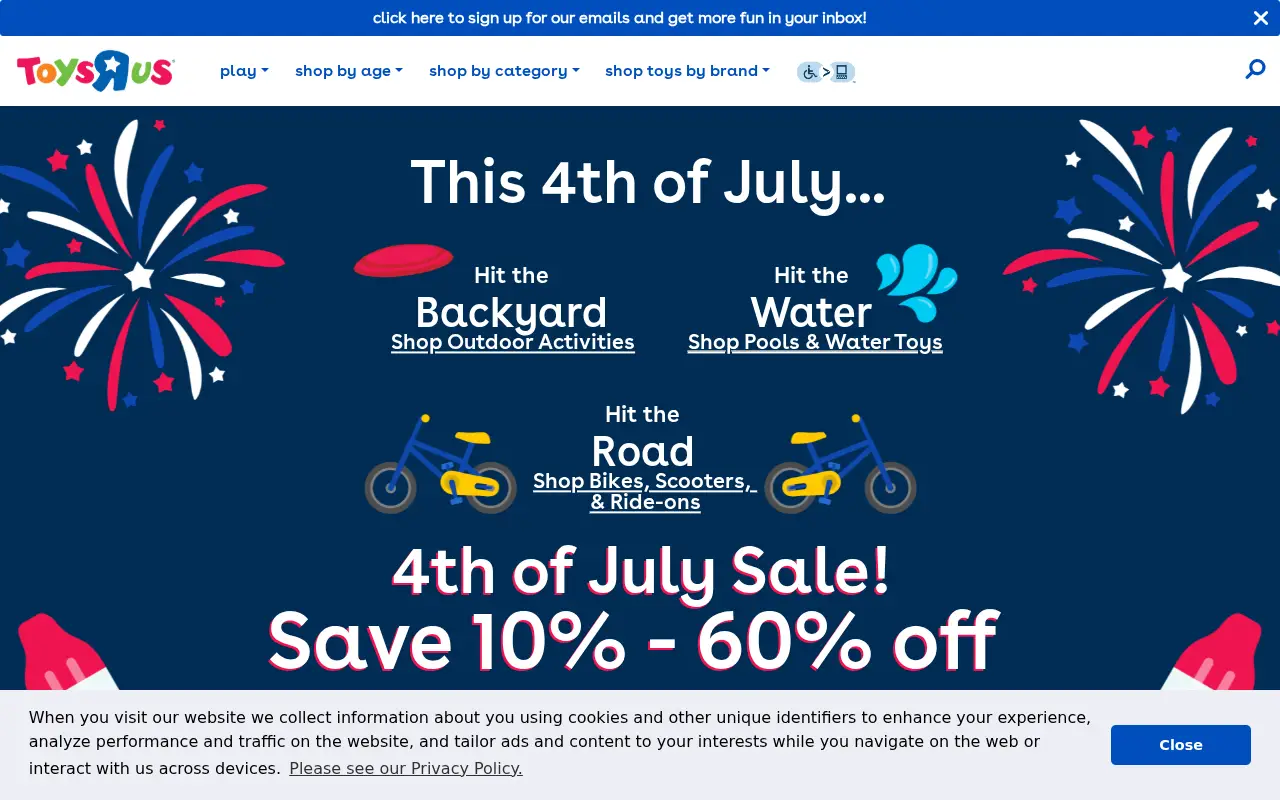 toysrus.com in 2022