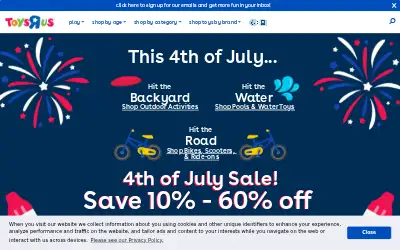 toysrus.com in 2022