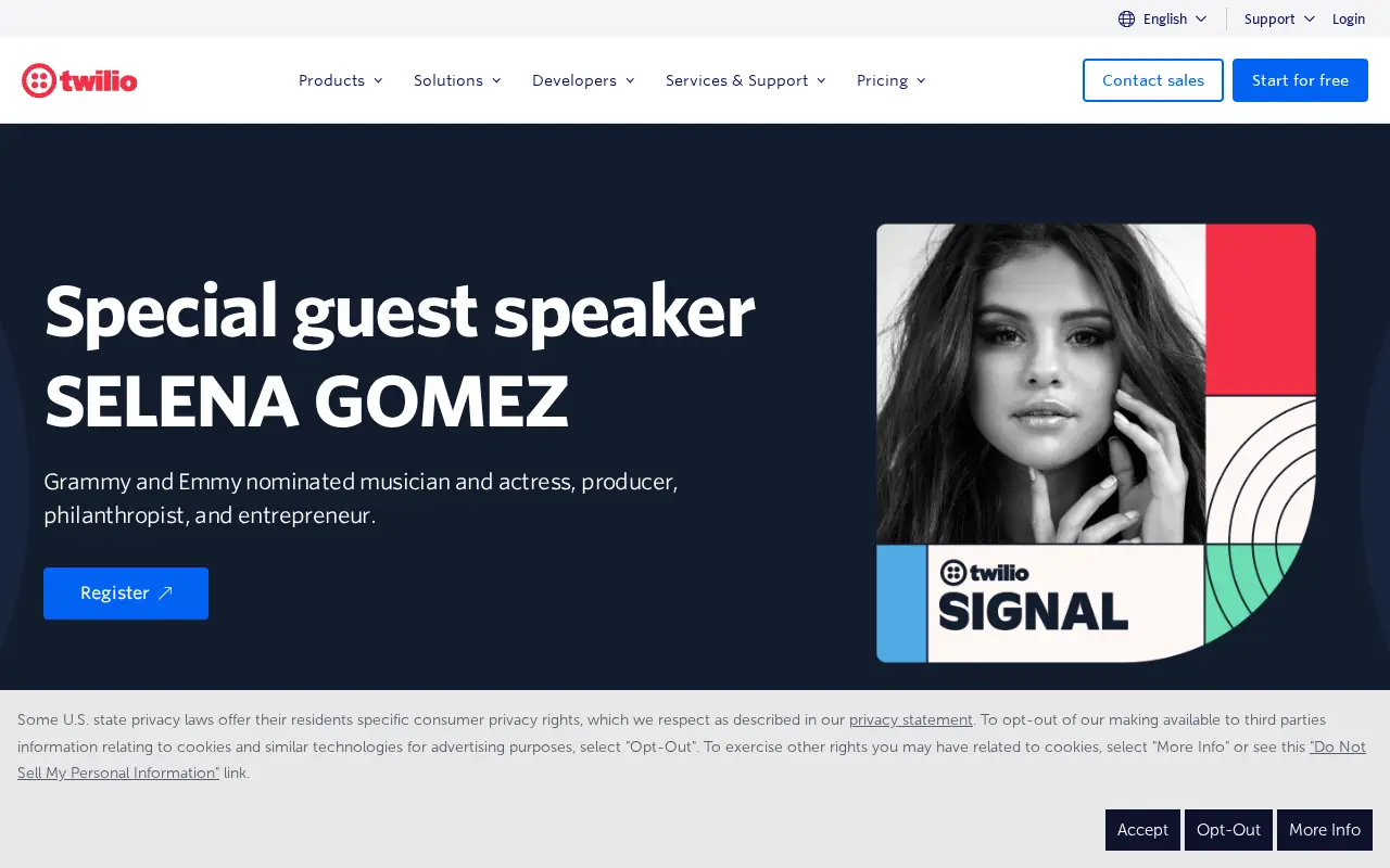 twilio.com in 2023