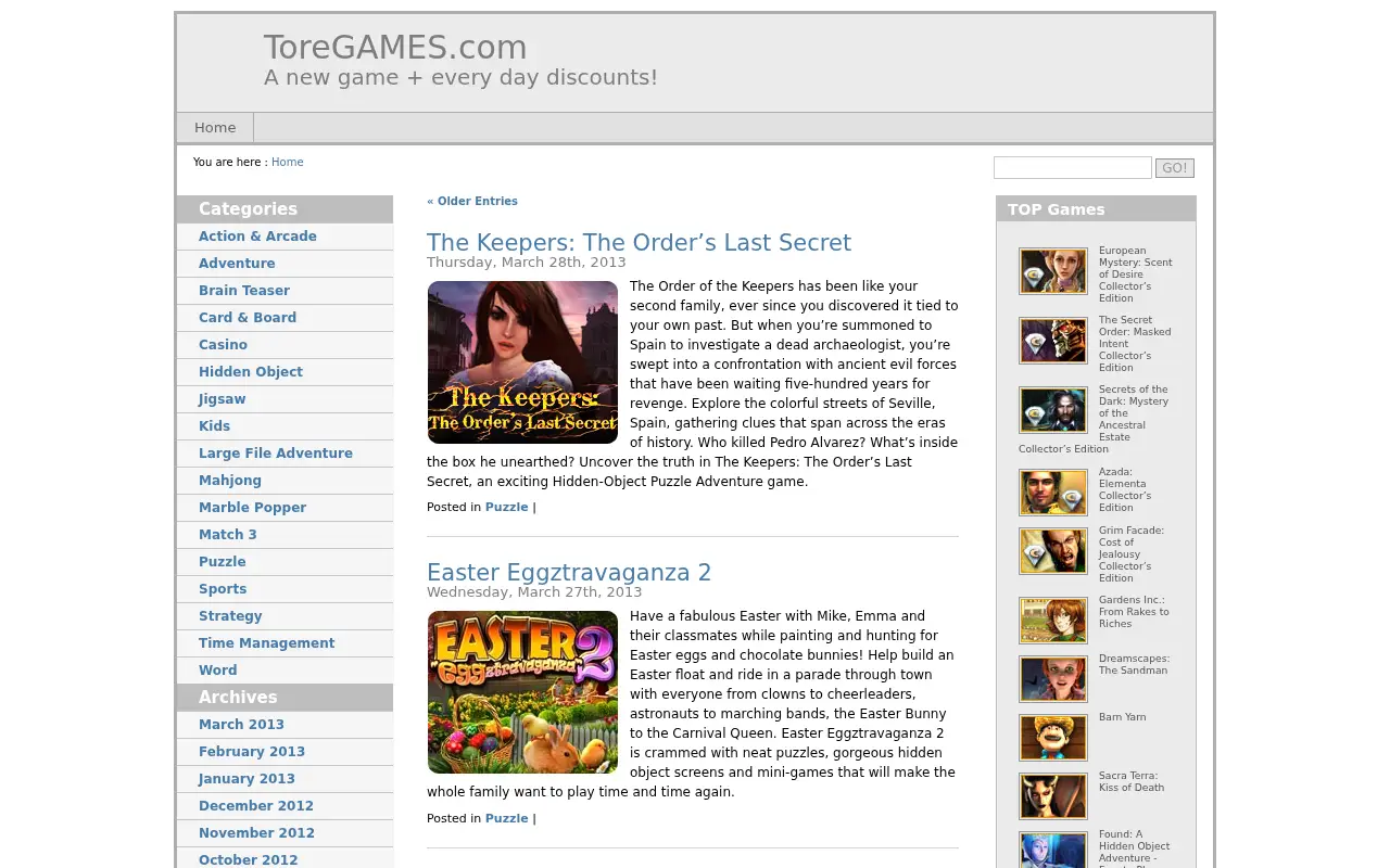 evo-games.com in 2013