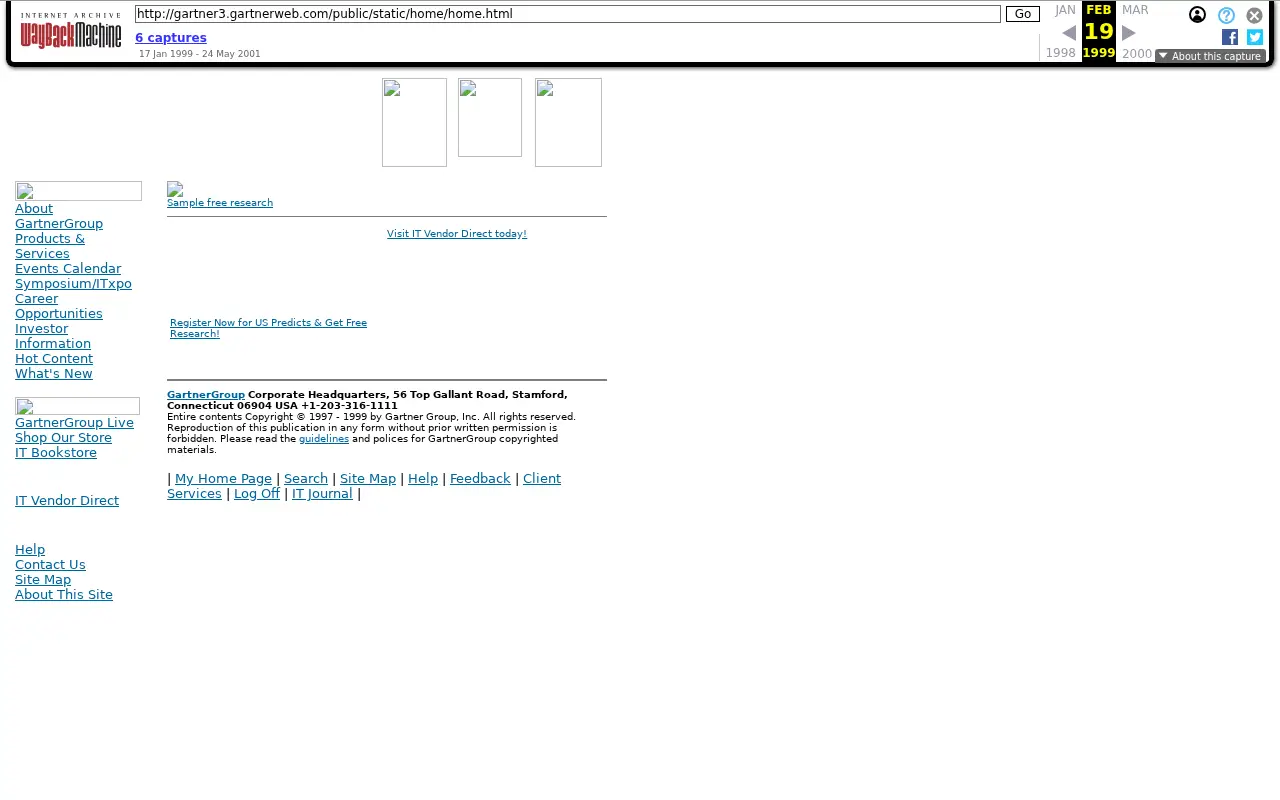 gartner.com on February 19, 1999