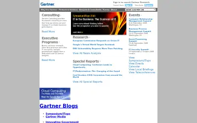 gartner.com in 2008