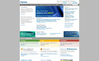 gartner.com in 2009