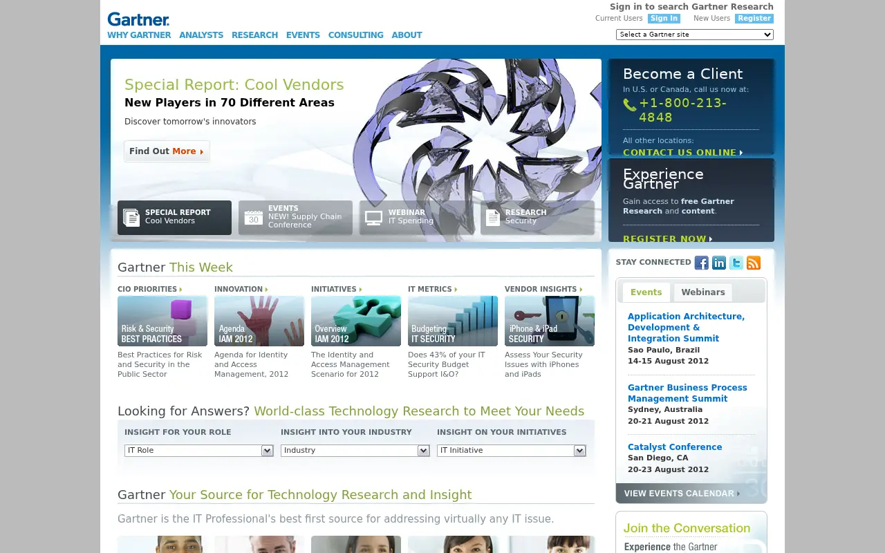 gartner.com in 2012