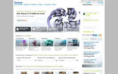gartner.com in 2012