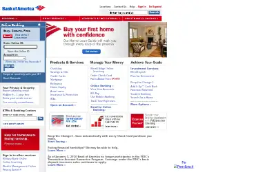 bankofamerica.com in 2010