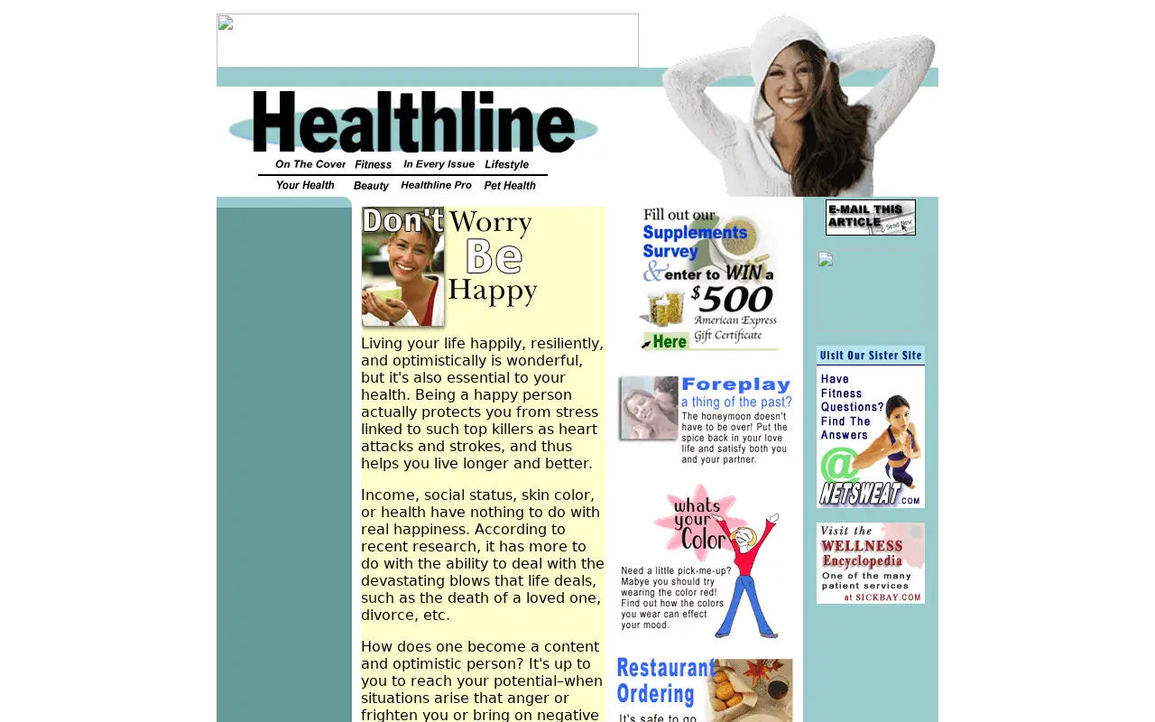 healthline.com in 2001