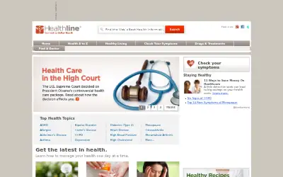 healthline.com in 2012