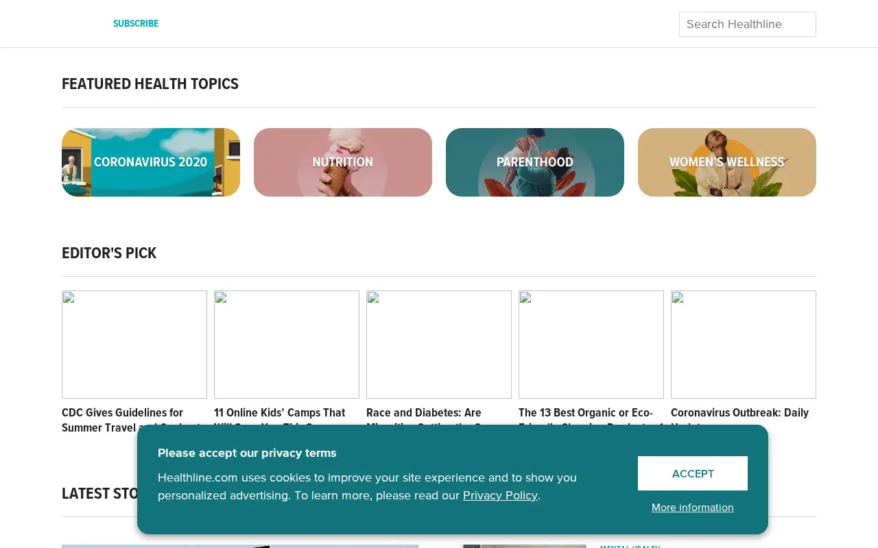 healthline.com in 2020