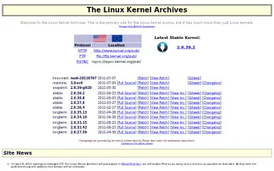 kernel.org in 2011