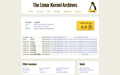 kernel.org in 2023