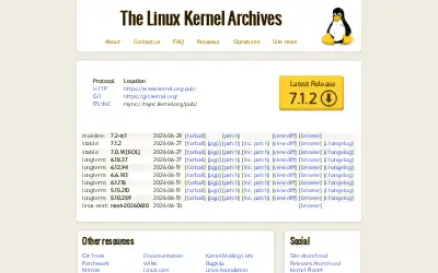 kernel.org in 2026