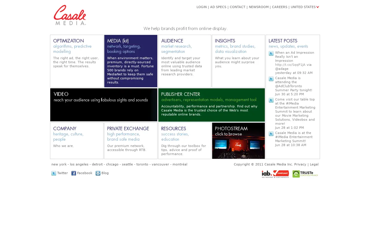casalemedia.com in 2011