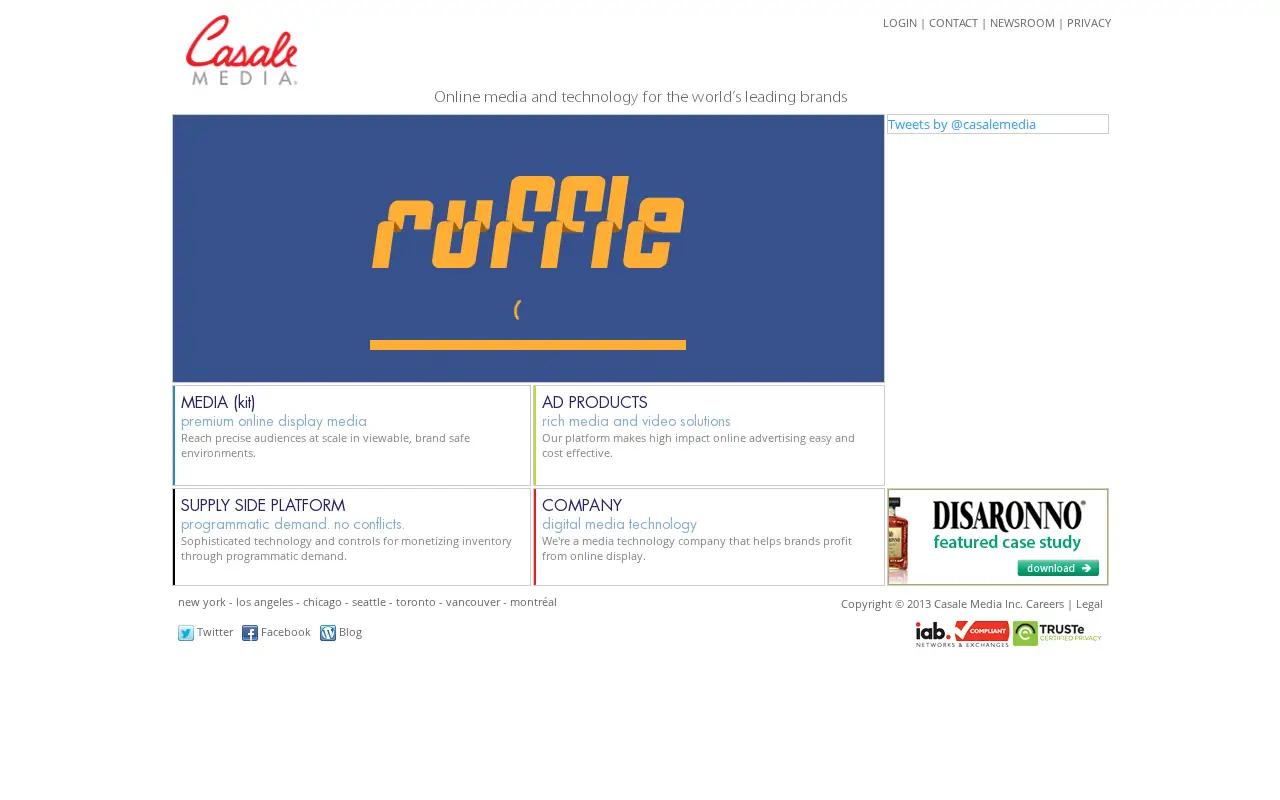 casalemedia.com in 2013