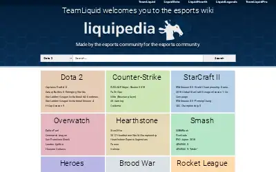 liquipedia.net in 2017