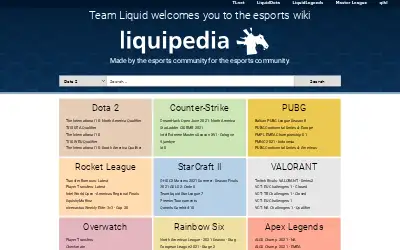 liquipedia.net in 2021