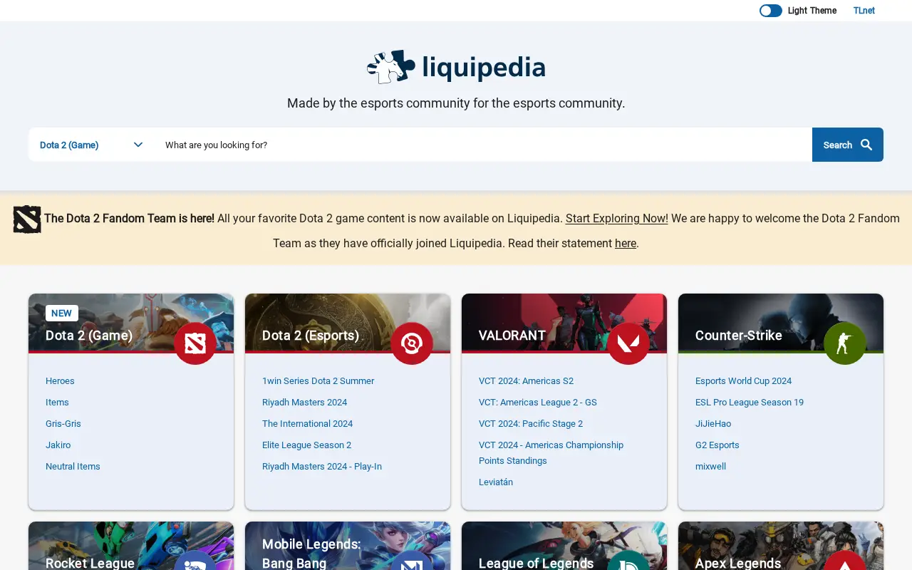 liquipedia.net in 2024