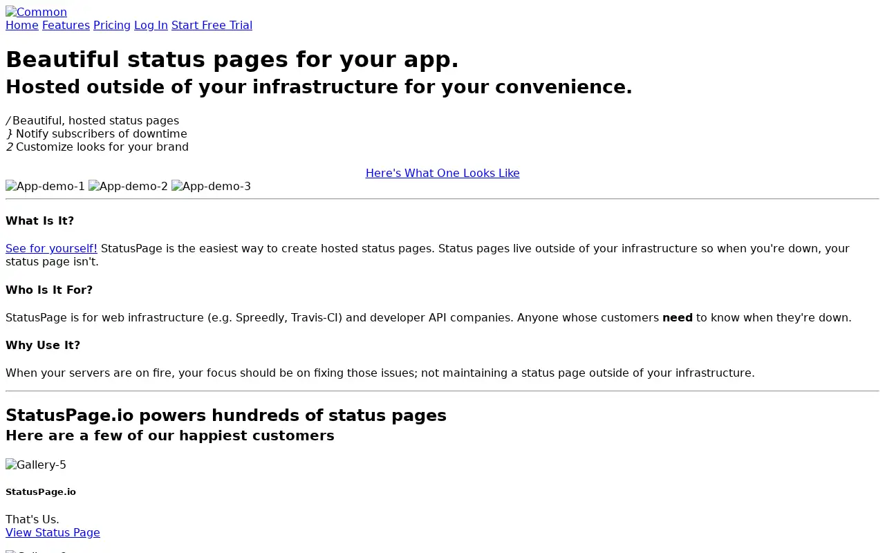 statuspage.io in 2013