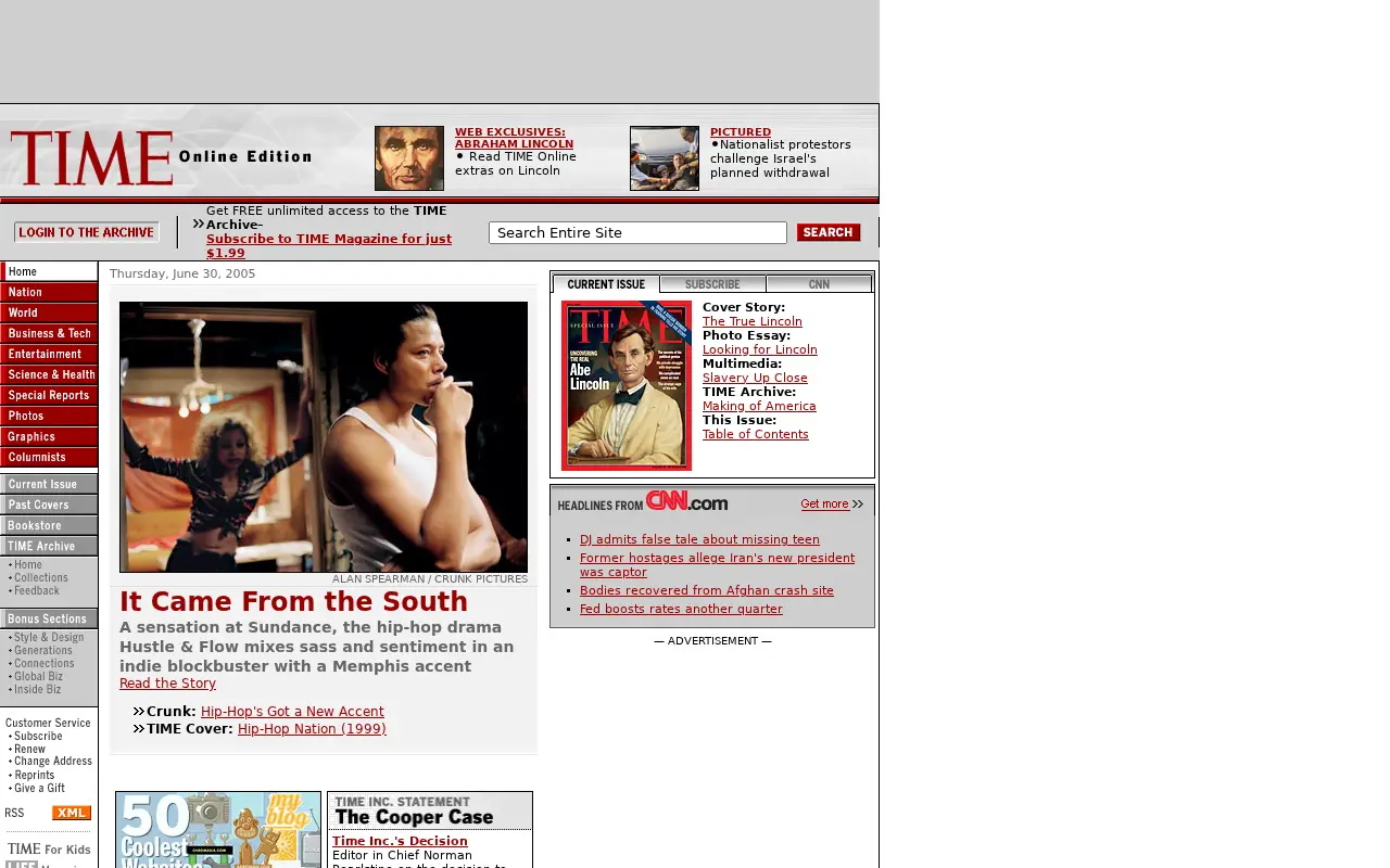 time.com in 2005