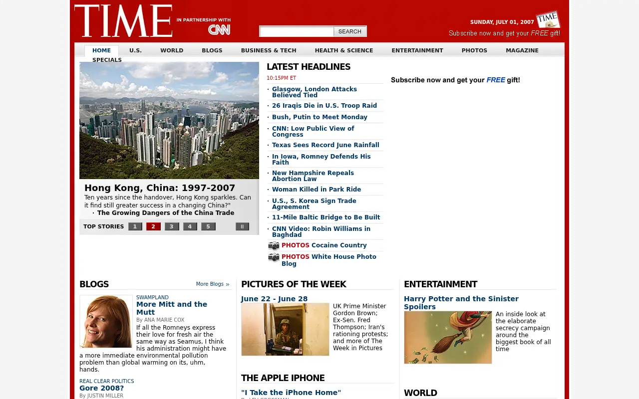 time.com in 2007