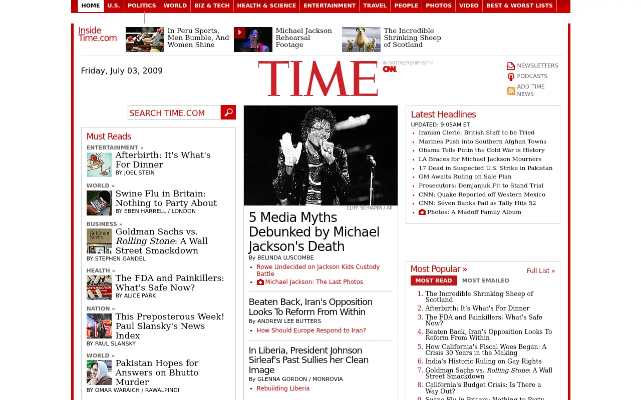 time.com in 2009
