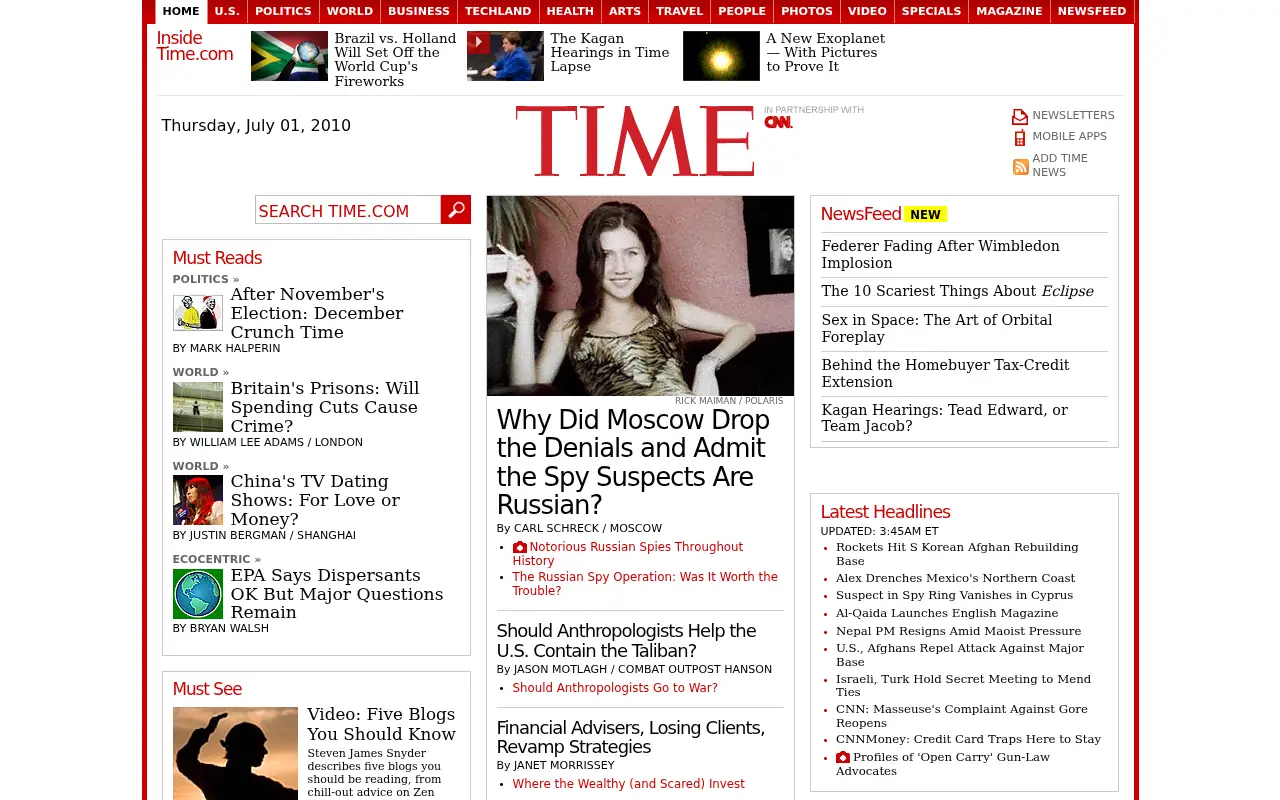 time.com in 2010