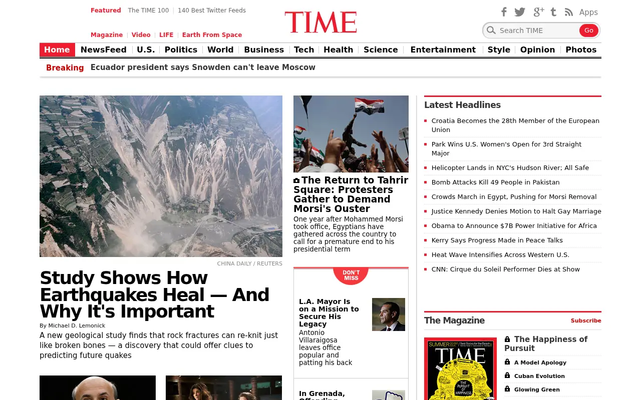 time.com in 2013
