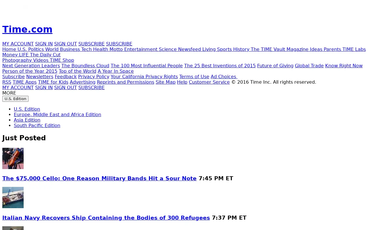 time.com in 2016