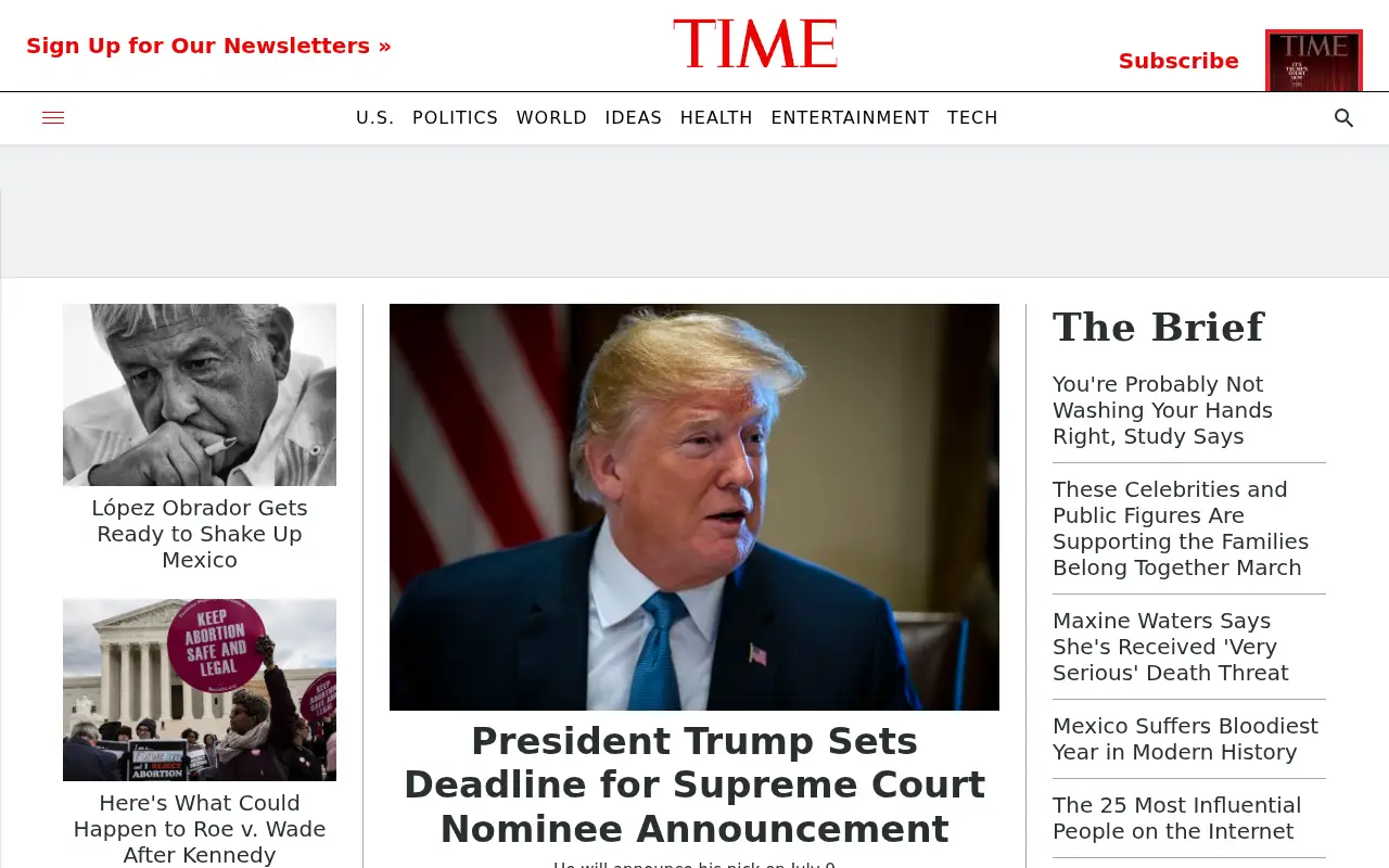 time.com in 2018