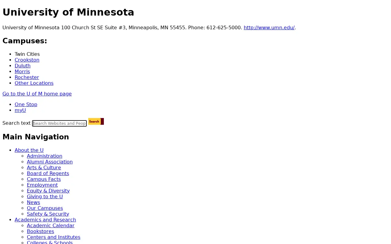 umn.edu in 2013
