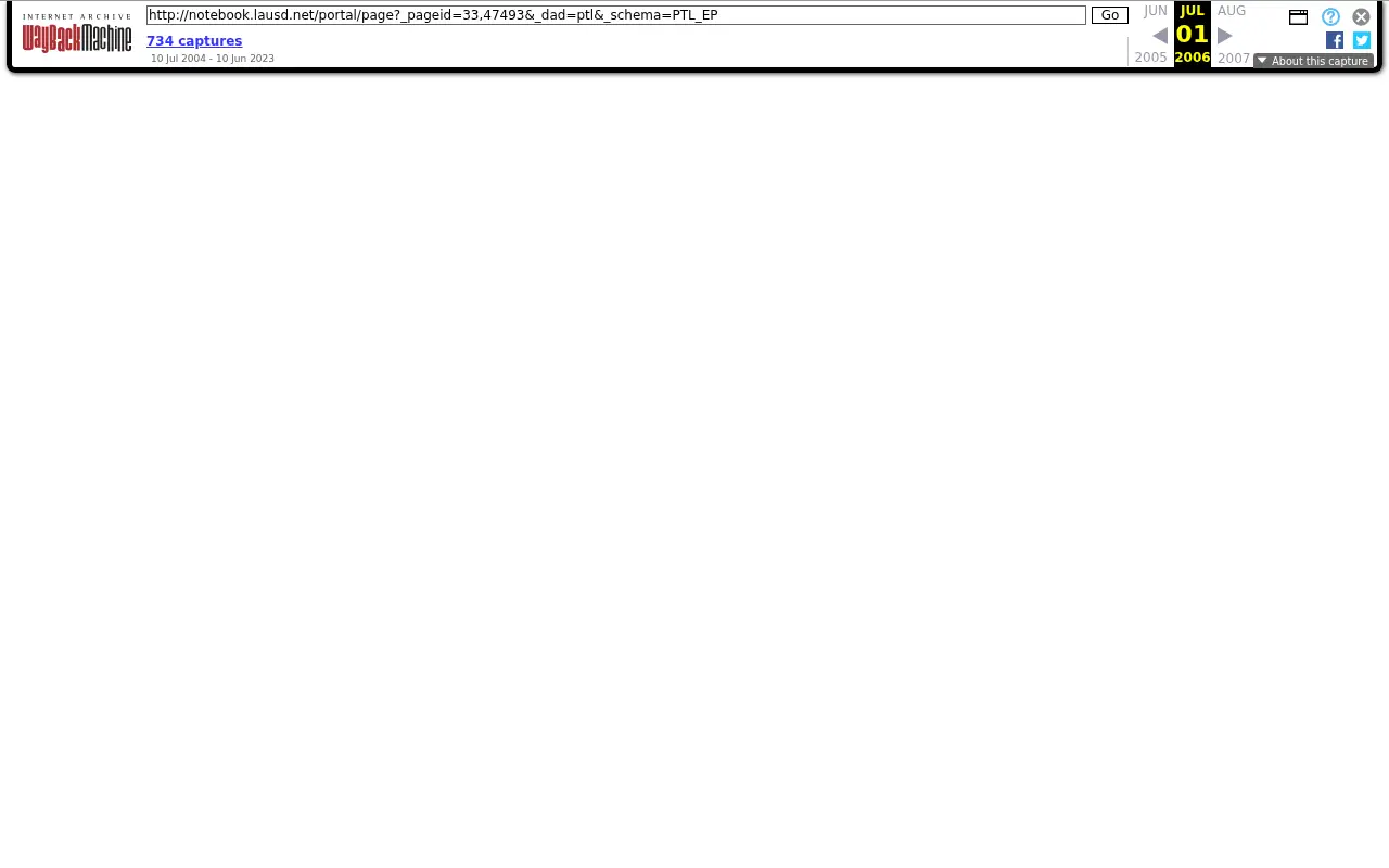 lausd.net in 2006