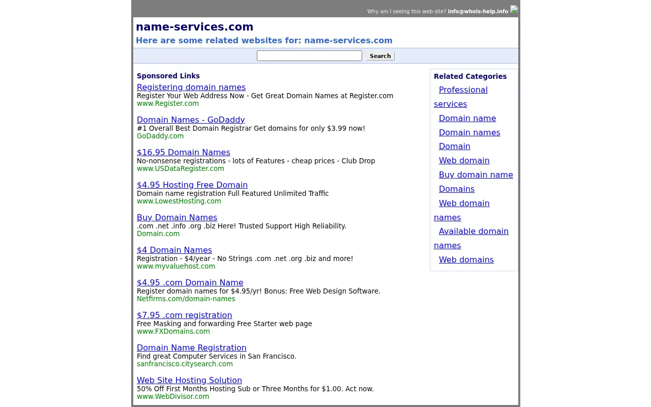name-services.com in 2004