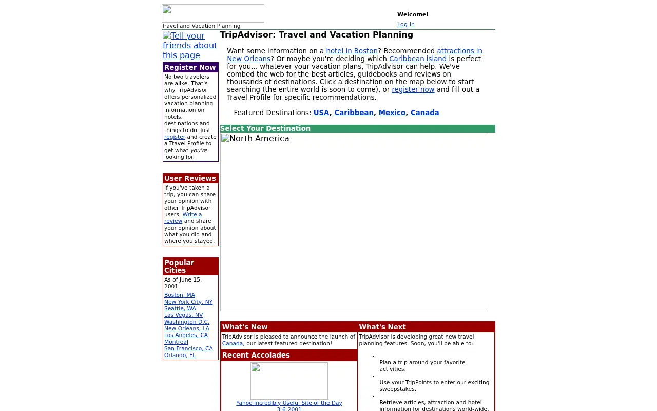 tripadvisor.com on June 27, 2001