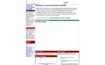 tripadvisor.com in 2001