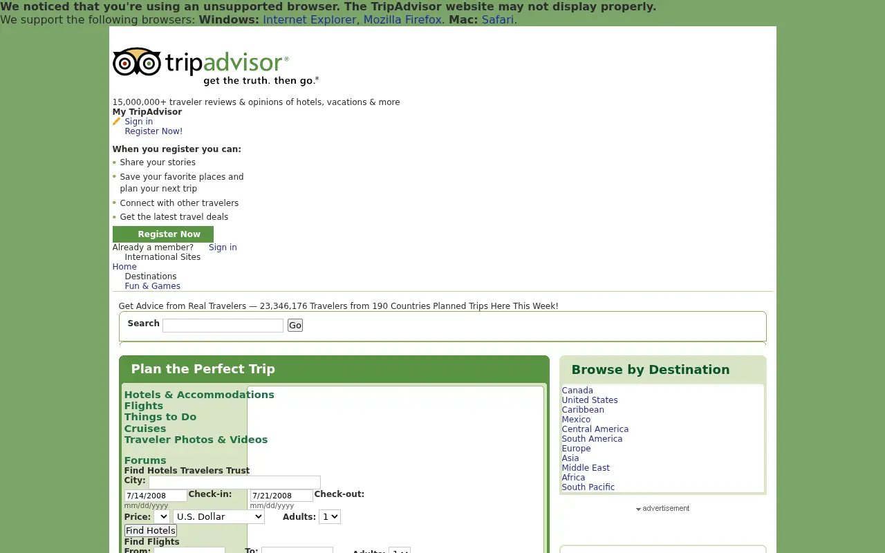 tripadvisor.com on June 30, 2008