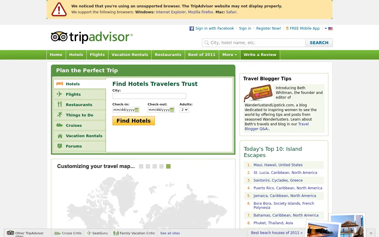 tripadvisor.com on July 1, 2011