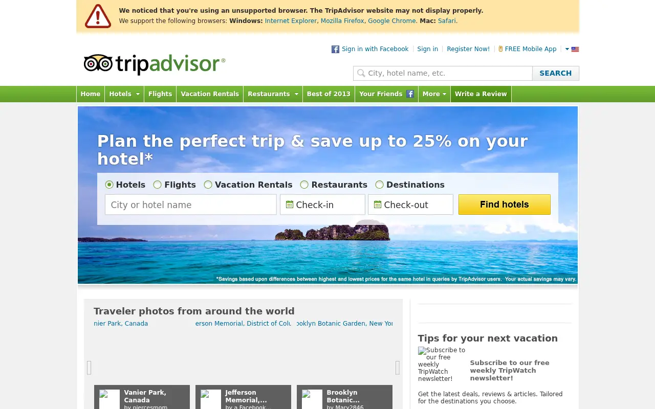 tripadvisor.com on July 1, 2013