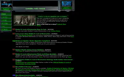 battle.net in 2001