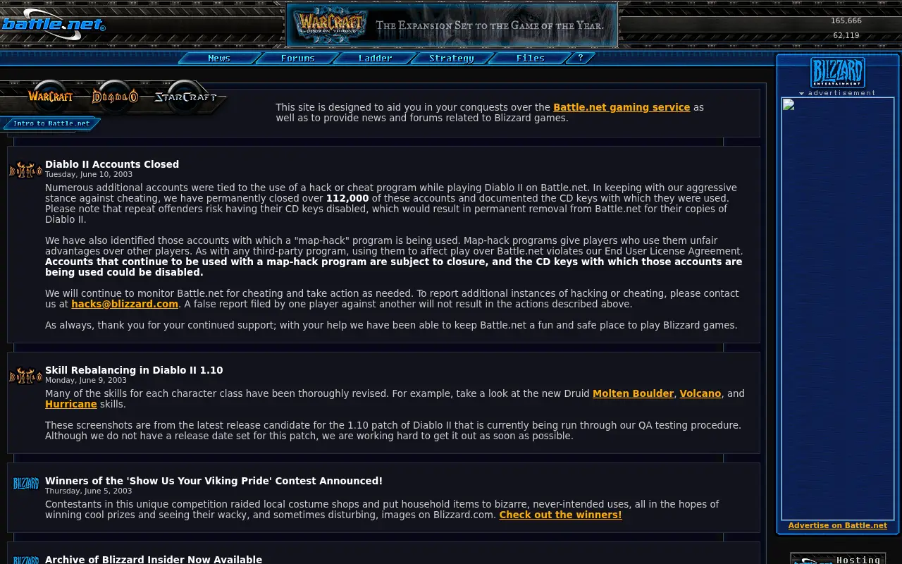 battle.net on June 13, 2003