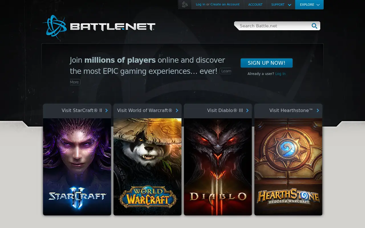 battle.net in 2013