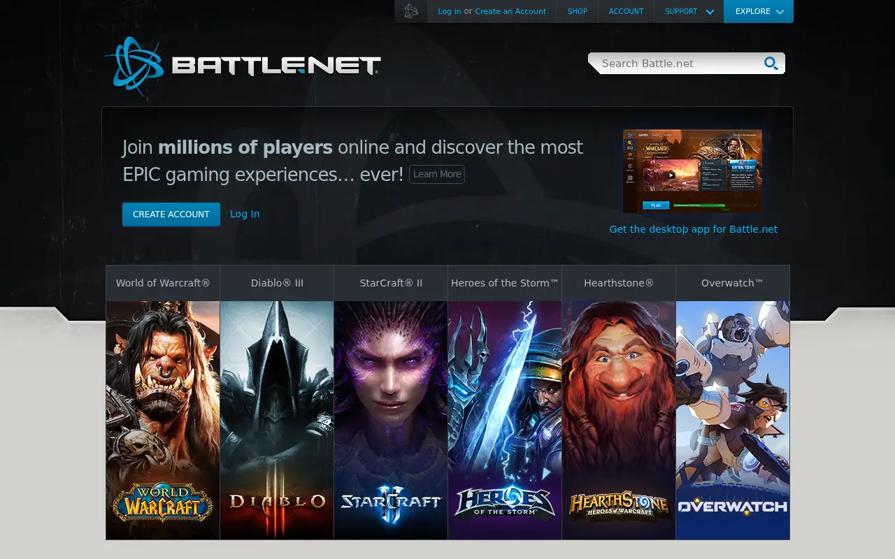 battle.net in 2015