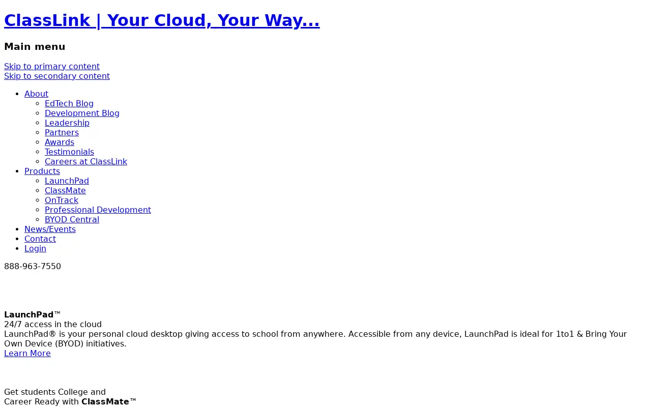 classlink.com in 2014