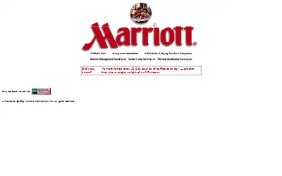 marriott.com in 1996