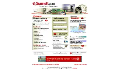 marriott.com in 2000