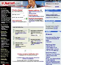 marriott.com in 2001