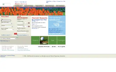 marriott.com in 2003