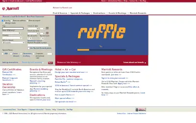 marriott.com in 2005